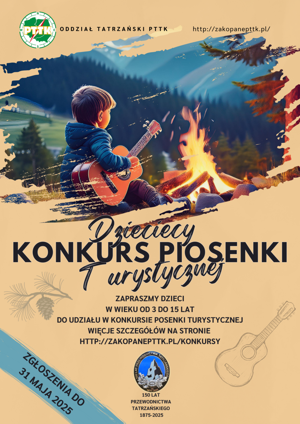 Zapraszamy do udziału w Dziecięcym konkursie piosenki turystycznej