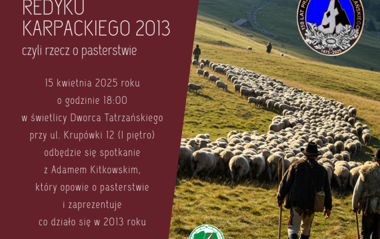 Zapraszamy na prelekcję o pasterstwie w Karpatach