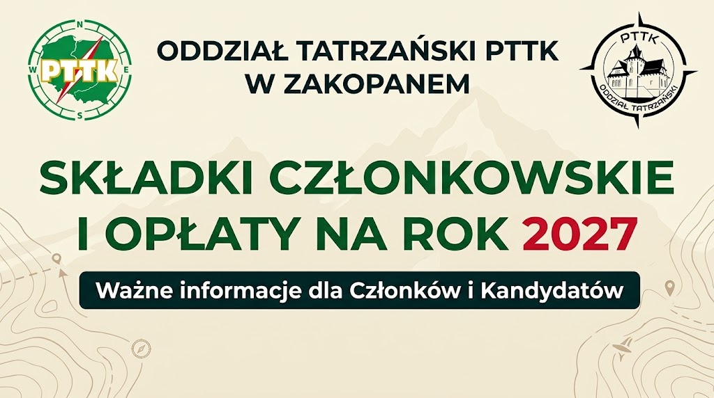 Składki członkowskie w roku 2027